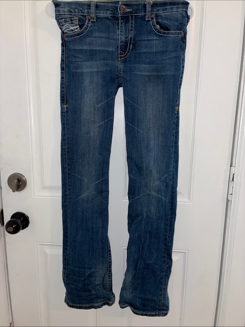 Cowgirl Tuff Women’s Dark Blue Boot Cut Jeans